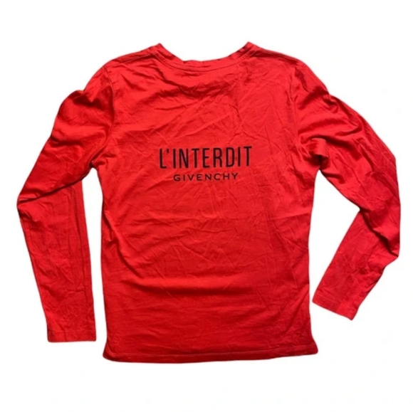 Givenchy L'interdit Uniforms Women's Red Long Sleeve Size M - Picture 2 of 8